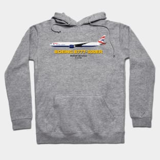 Boeing B777-300ER - British Airways Hoodie